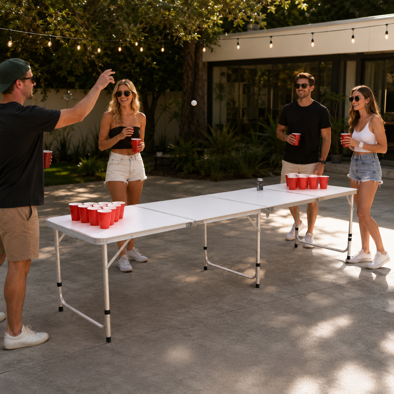 beer pong honduras mesa plegable cerveza
