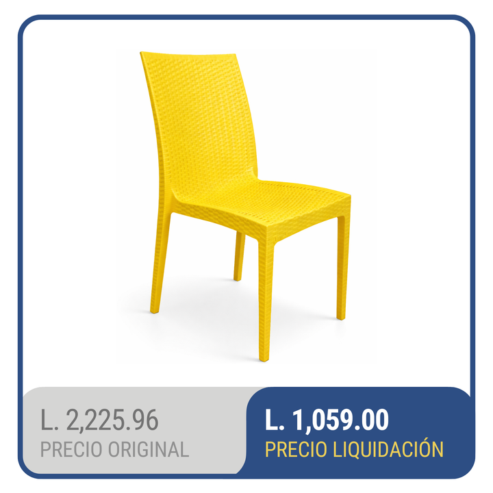 Silla Trenza PP Amarillo