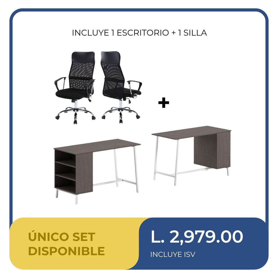Kit Silla + Escritorio Operativo
