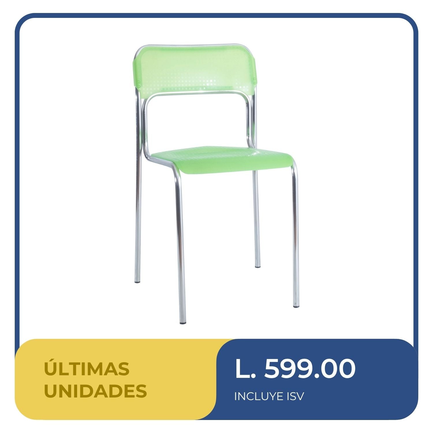 Silla Cromada Ascona