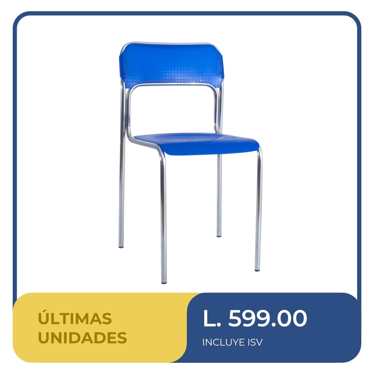 Silla Cromada Ascona