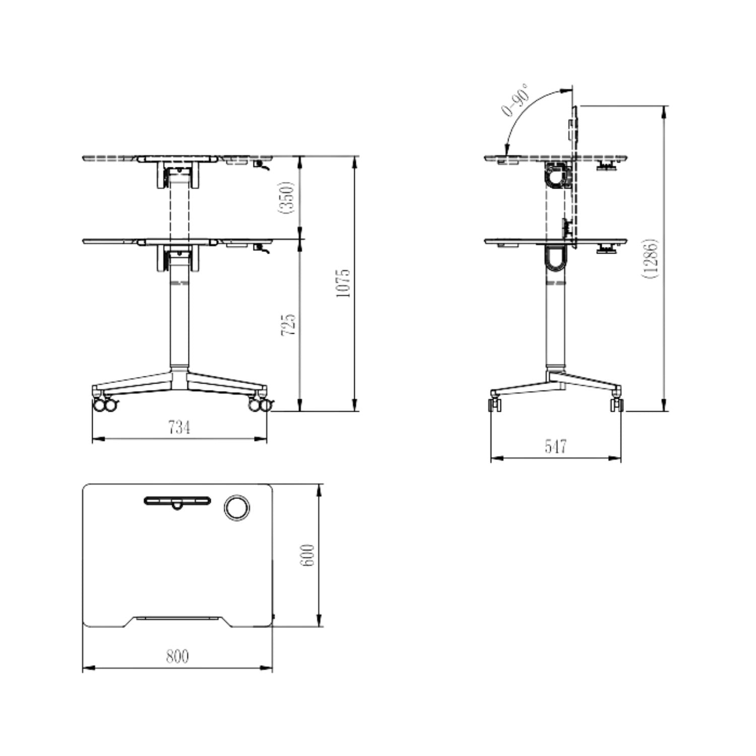 Mesa Catedrática Ajustable