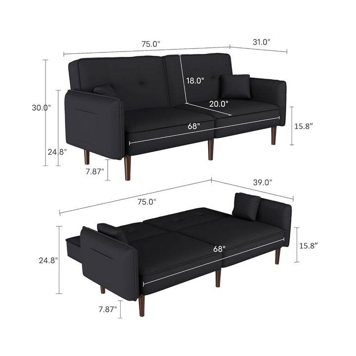 Sofa-Cama Futón Convertible