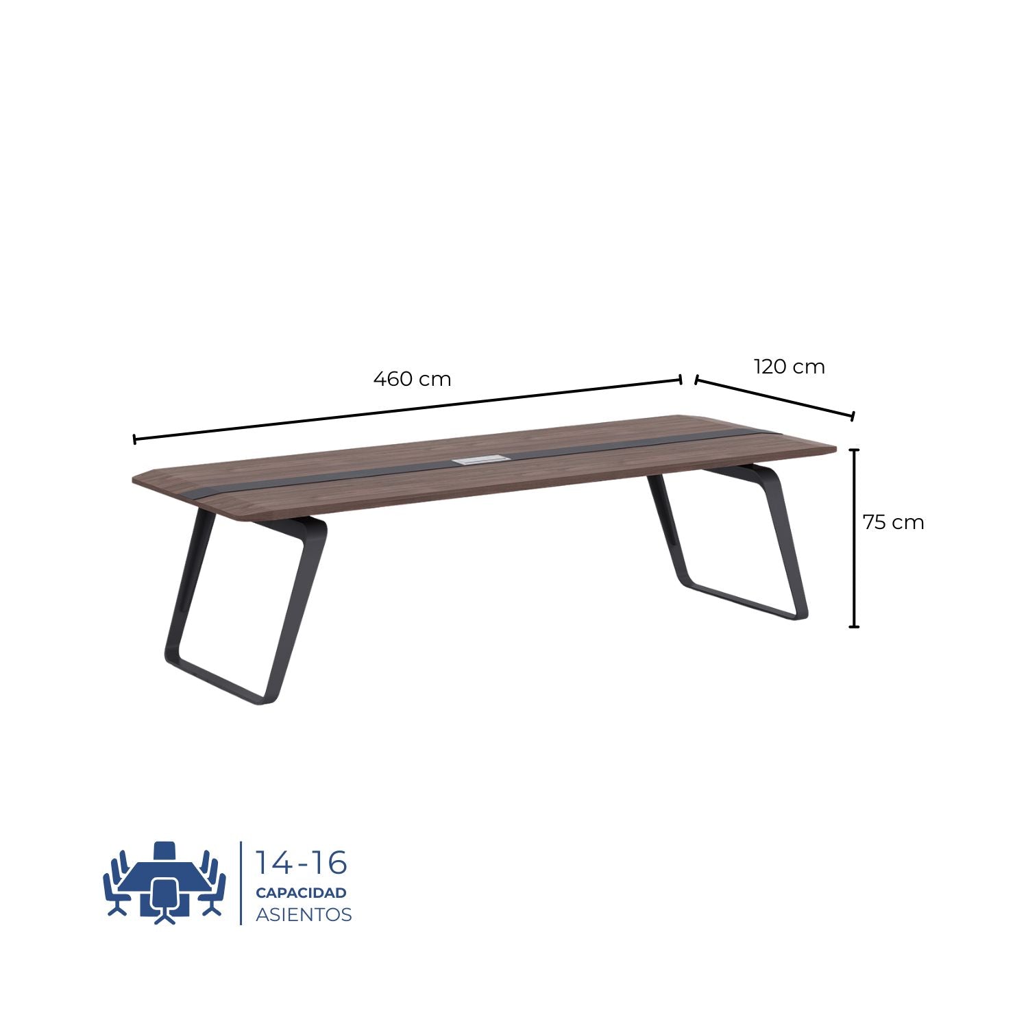 Mesa de Conferencia Waterfall-B