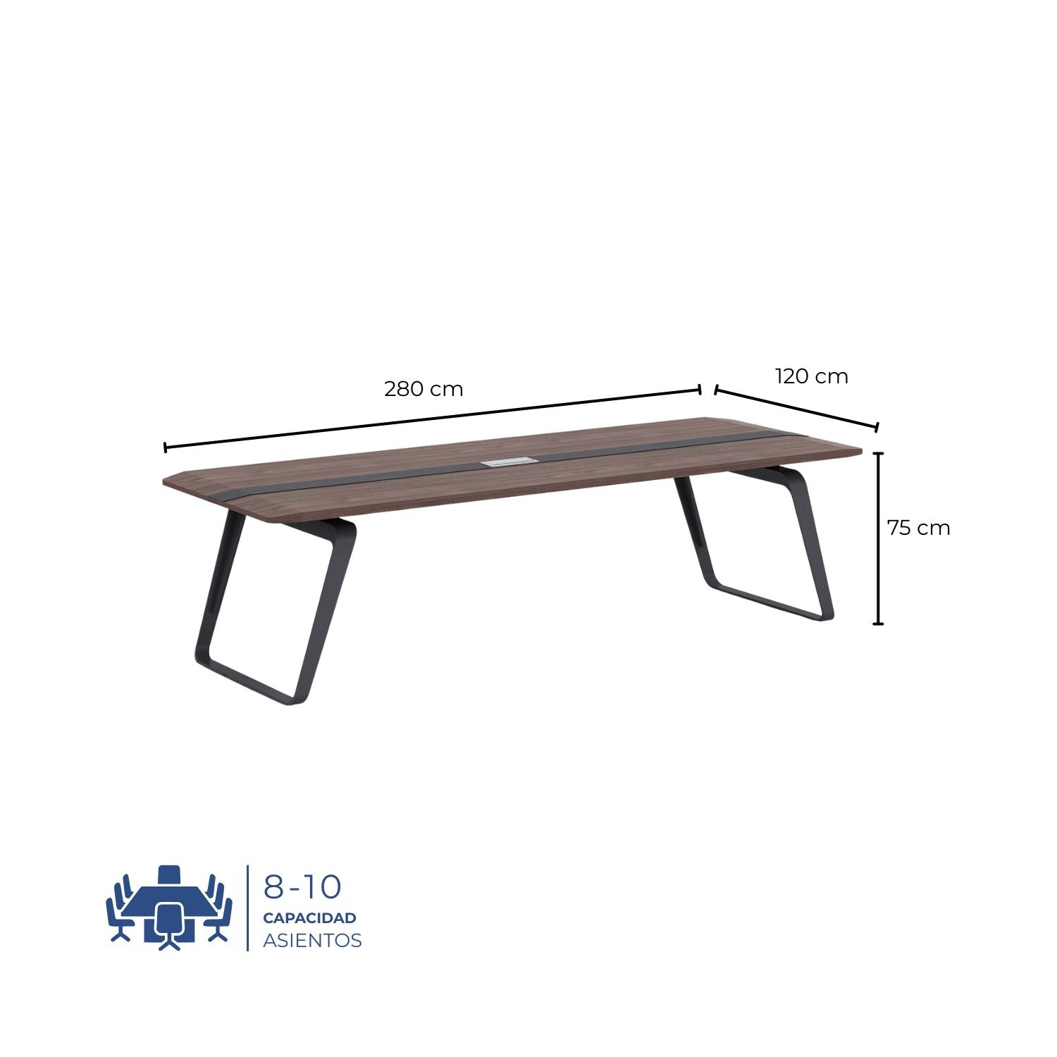 Mesa de Conferencia Waterfall-B